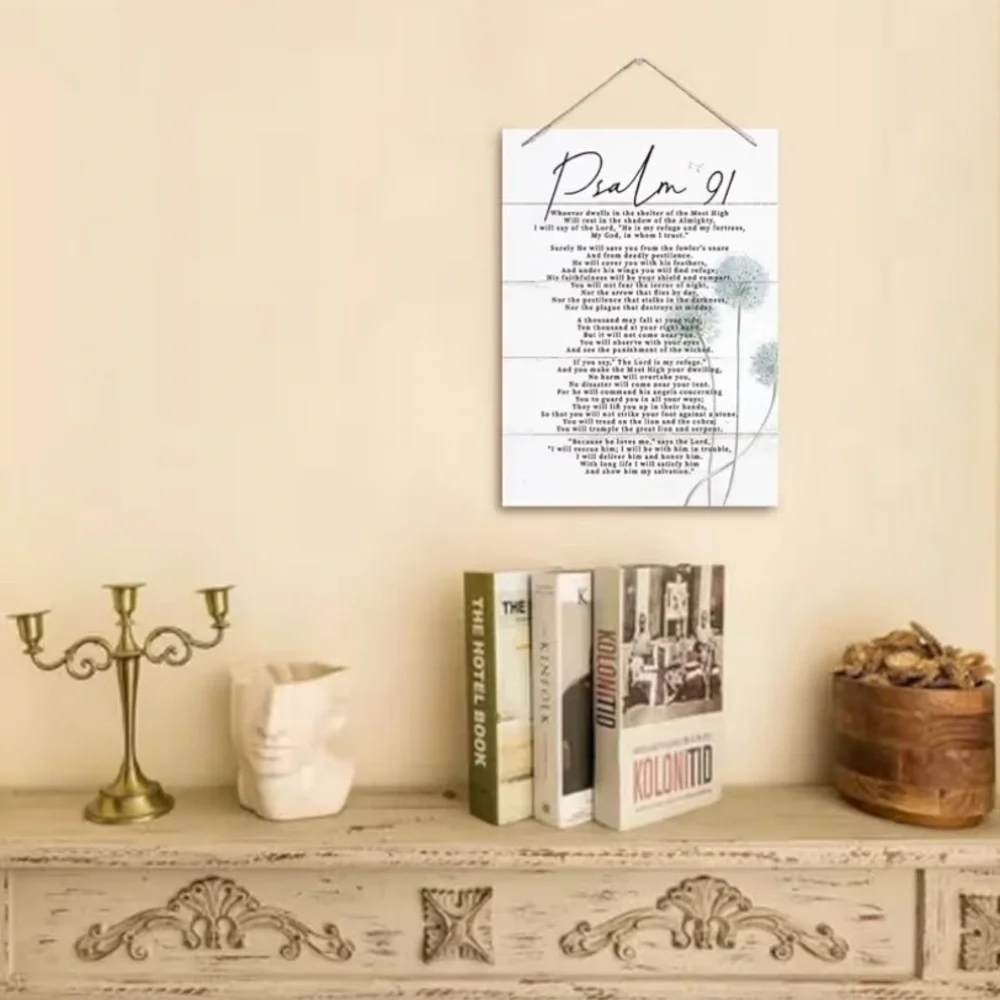 Psalm 91 Inspirational Wall Art Decor